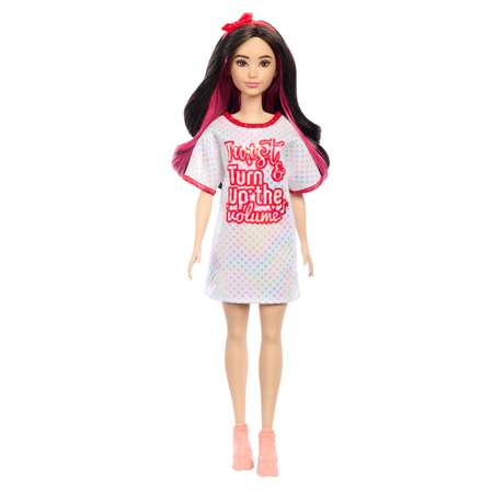 Кукла Arnetta Mattel Barbie Стиль в платье-футболке HRH12