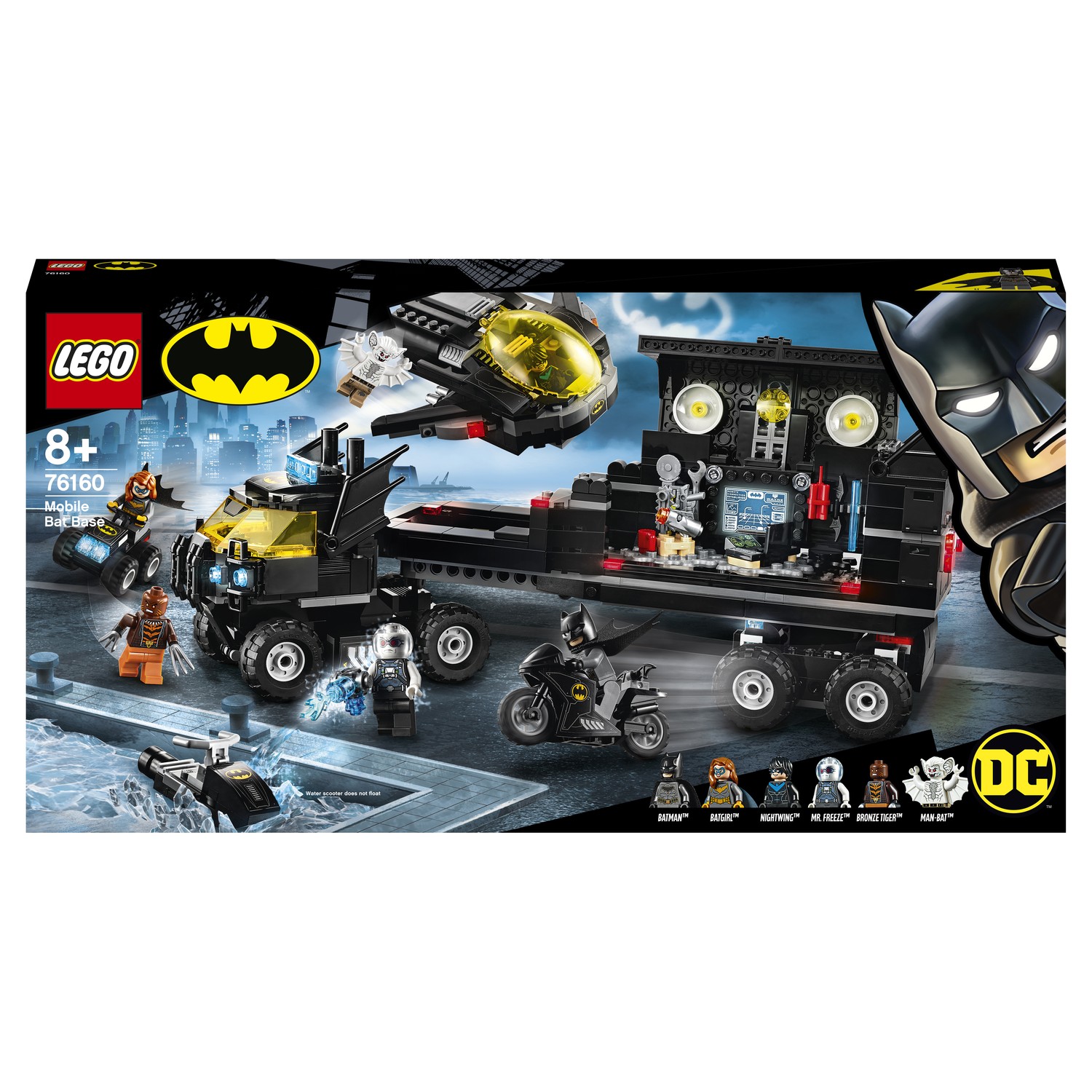 Конструктор LEGO Super Heroes Мобильная база Бэтмена 76160 купить по цене  8499 ₽ в интернет-магазине Детский мир