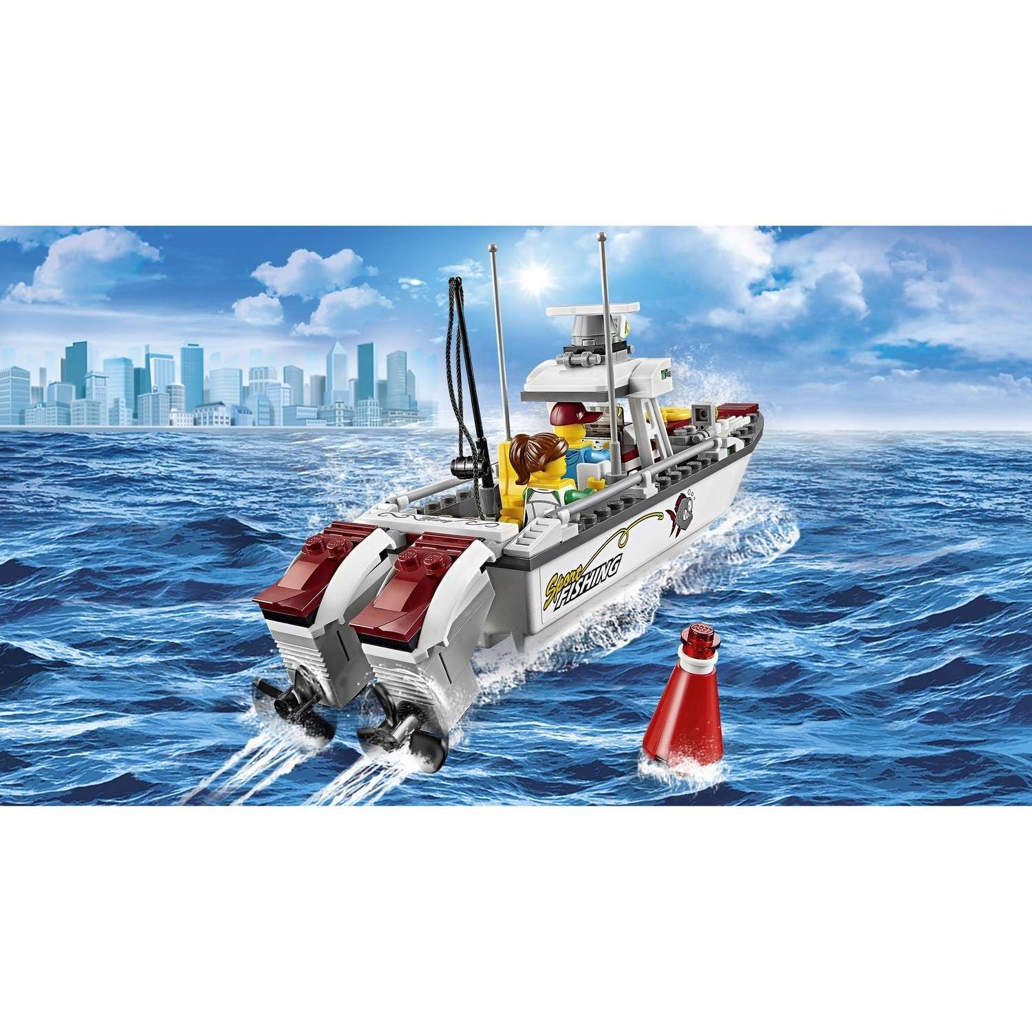 Конструктор LEGO City Great Vehicles Рыболовный катер (60147) - фото 6