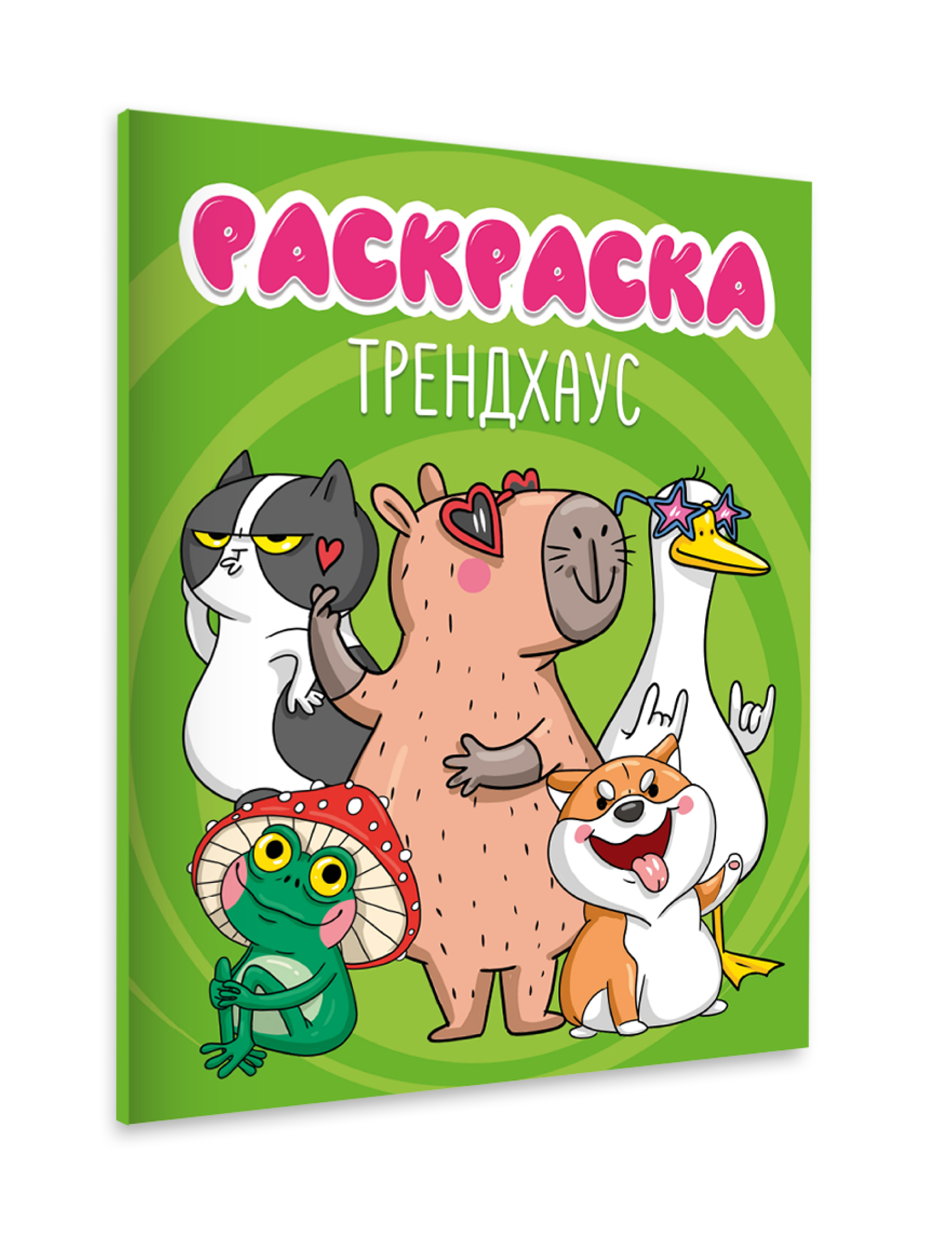 Раскраска Проф-Пресс с трендовыми животными 48 стр. 242х300 мм. Трендхаус - фото 6