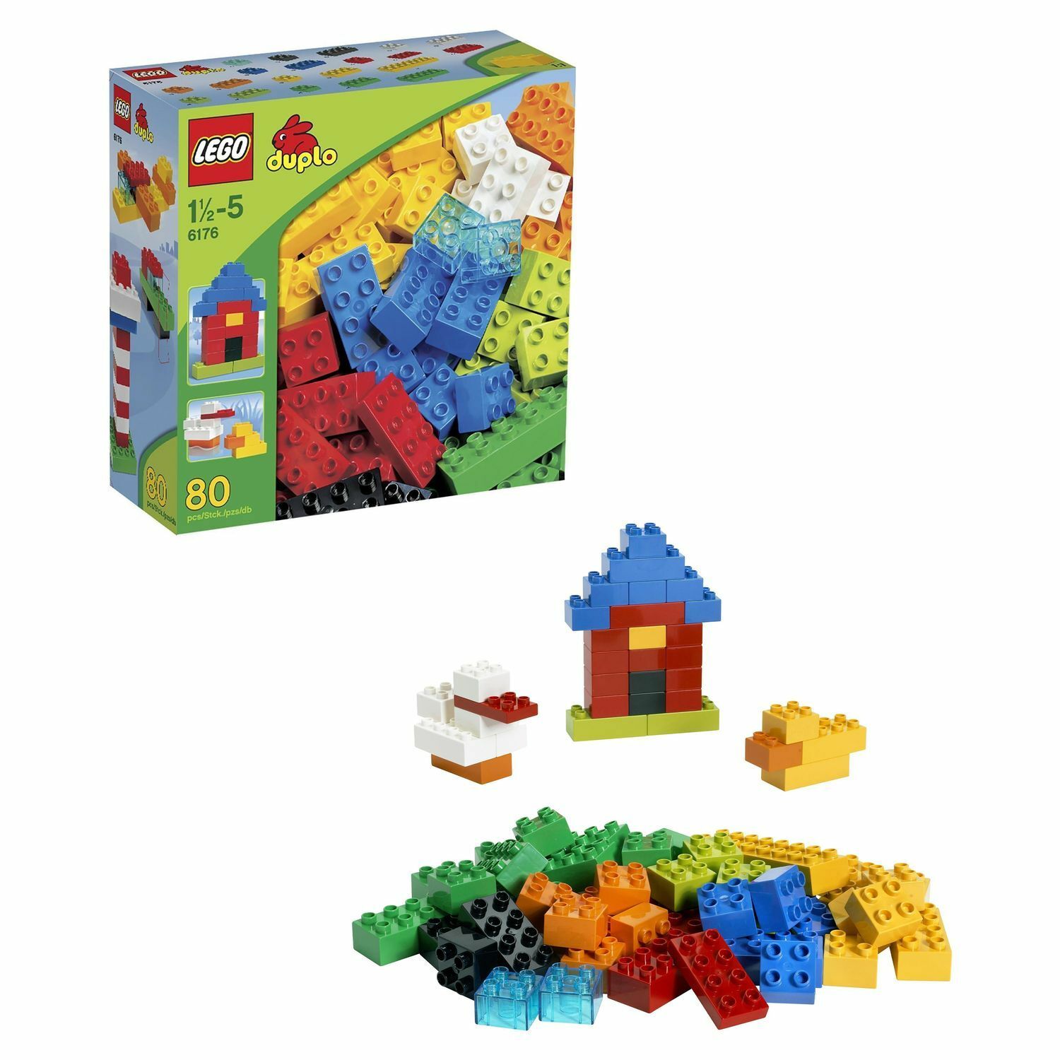 Конструктор LEGO DUPLO My First Основные элементы LEGO® DUPLO® (6176)  купить по цене 1249 ₽ в интернет-магазине Детский мир