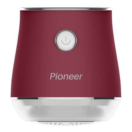 Машинка для удаления катышков Pioneer с контейнером для ворса красный