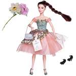 Кукла Junfa Atinil Солнечный день в платье с розовой юбкой и клатчем 28см