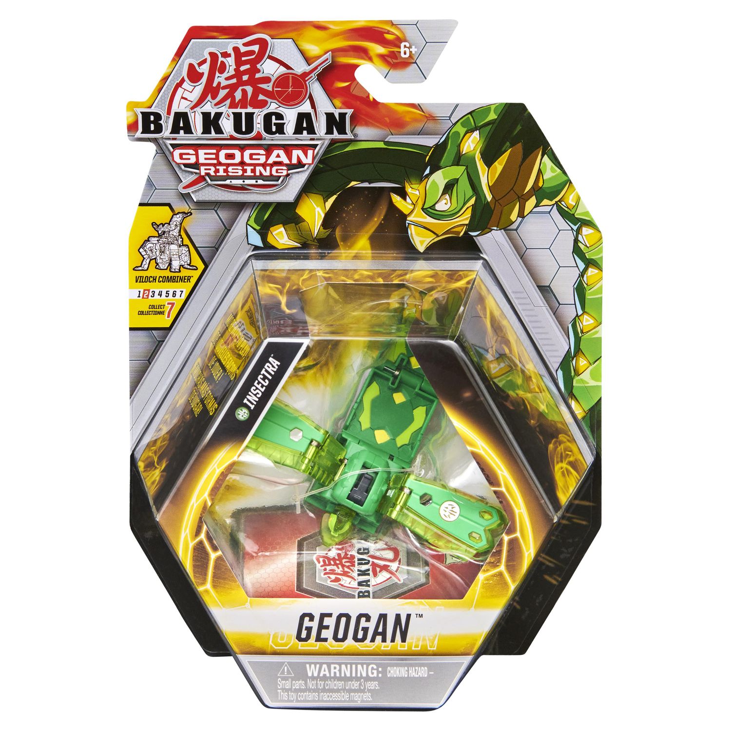 Фигурка-трансформер Bakugan Геоган S3 Bad Boss Green 6059850/20131555 - фото 2