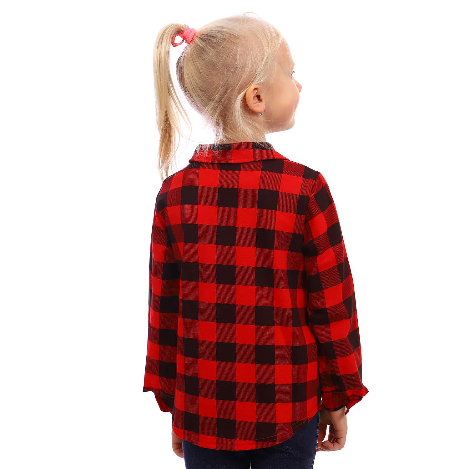 Рубашка Детская Одежда 2002К/красный_темно-синий - фото 3