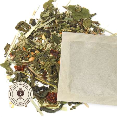 Воскресный чай Biopractika Биопрактика Мелисса и освежающая мята 25 пакетиков