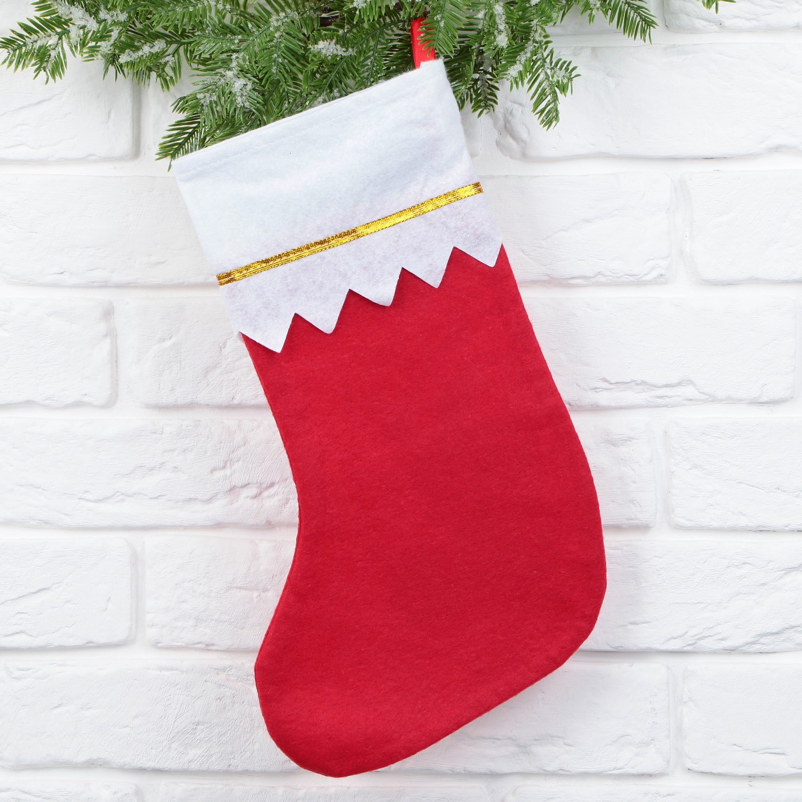 Мешок Зимнее волшебство носок для подарков «С Новым годом!» - фото 2