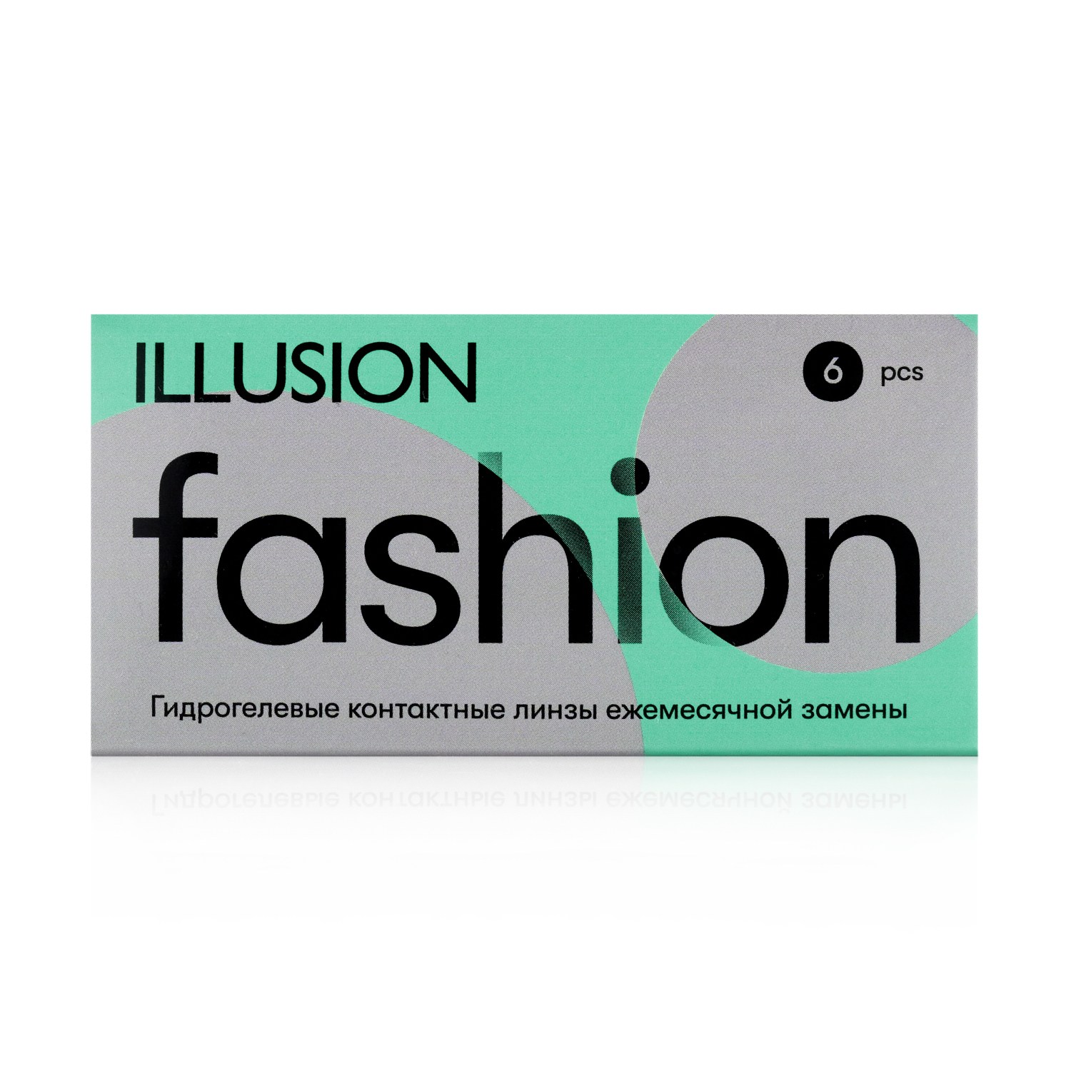 Контактные линзы ILLUSION FASHION на 1 месяц. -6.00/14.2/8.6. 6шт. - фото 1