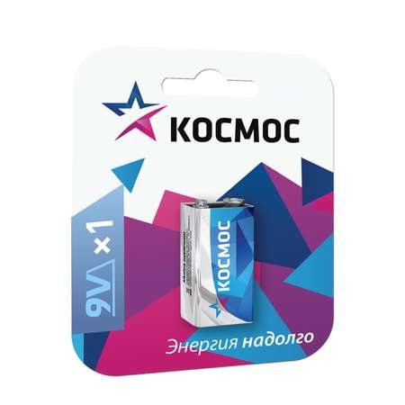 Батарейка алкалиновая КОСМОС KOC6LR61MAX1BL