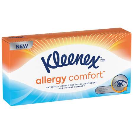 Салфетки Kleenex Allergy Comfort в коробке 56шт