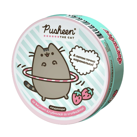 Леденцы в жестяной банке Сладкая сказка Фрутифру Pusheen