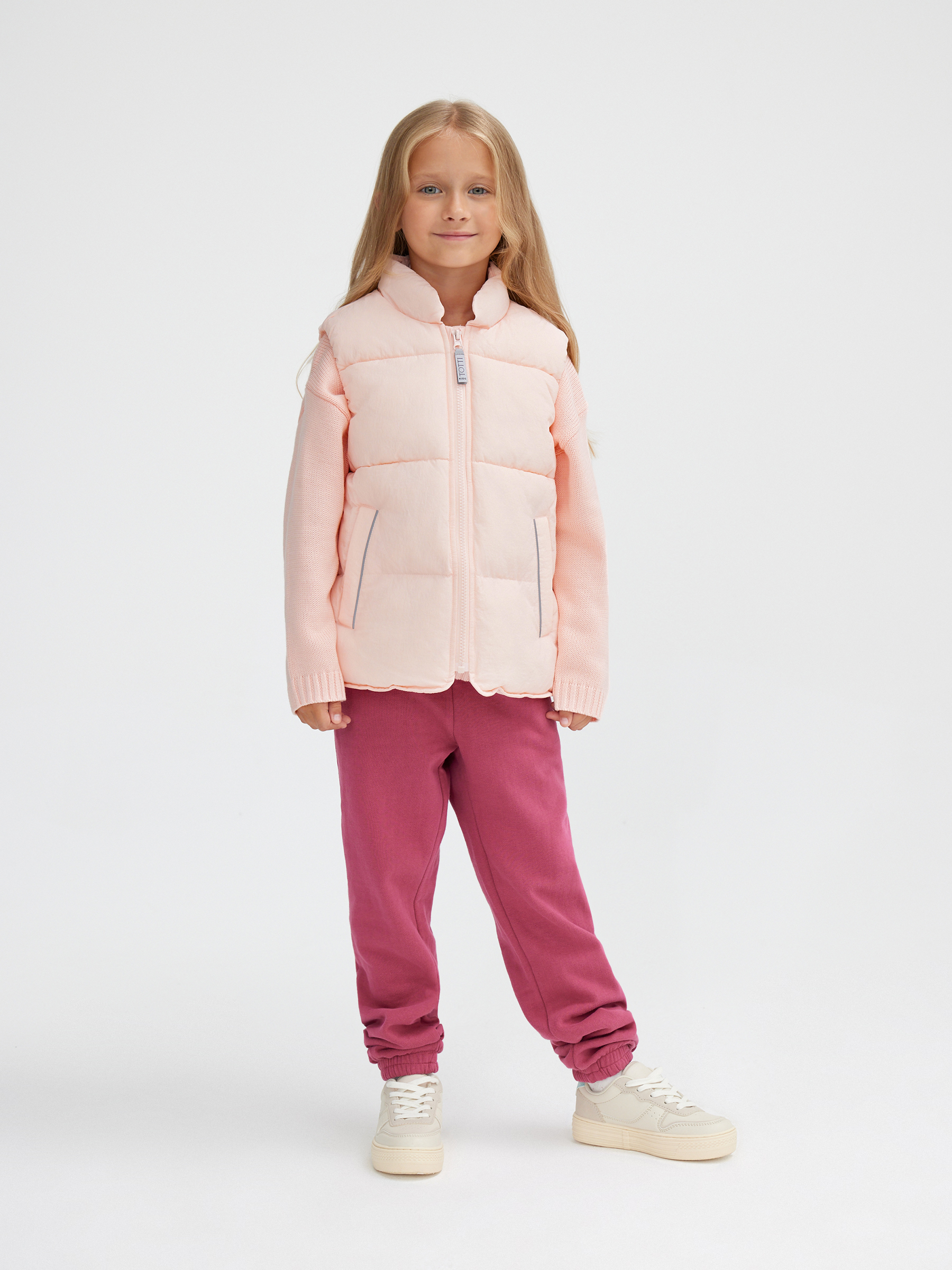 Жилет Totti Kids AW23TKG012/Жилет/Розовый - фото 1