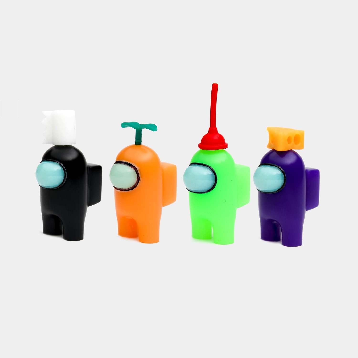 Игровой набор Fanzo Store Миниатюрные фигурки-игрушки для детей Among us светящиеся в темноте - фото 4
