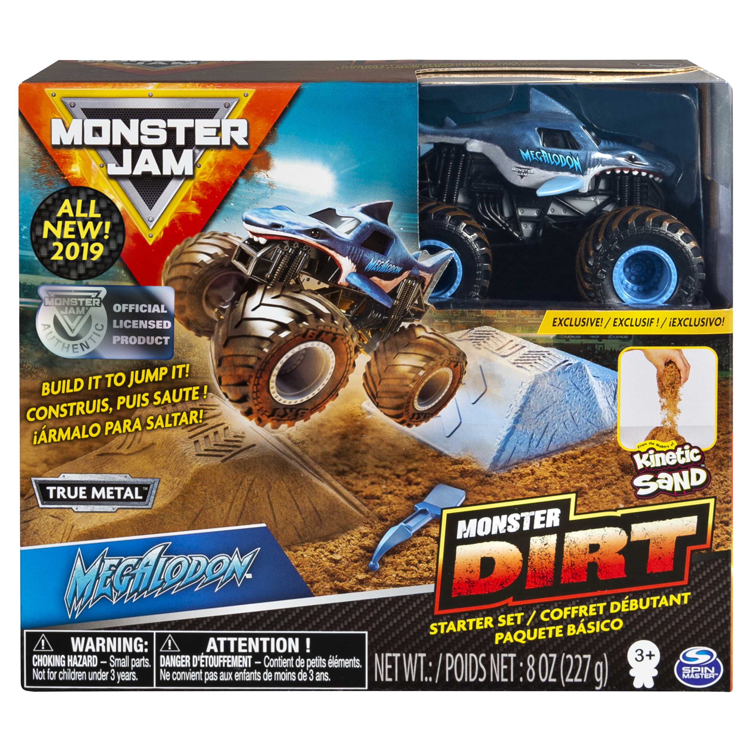 Набор игровой Monster Jam с машинкой и кинетическим песком Megladon 6053302 6053302 - фото 2