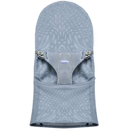 Чехол для кресла-шезлонга BabyBjorn Fabric Seat Bouncer Bliss Mesh сменный Серо-голубой