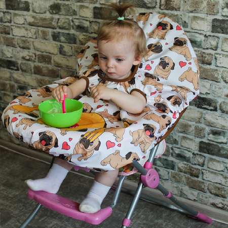 Накидка на стульчик  ДомМой детская для кормления
