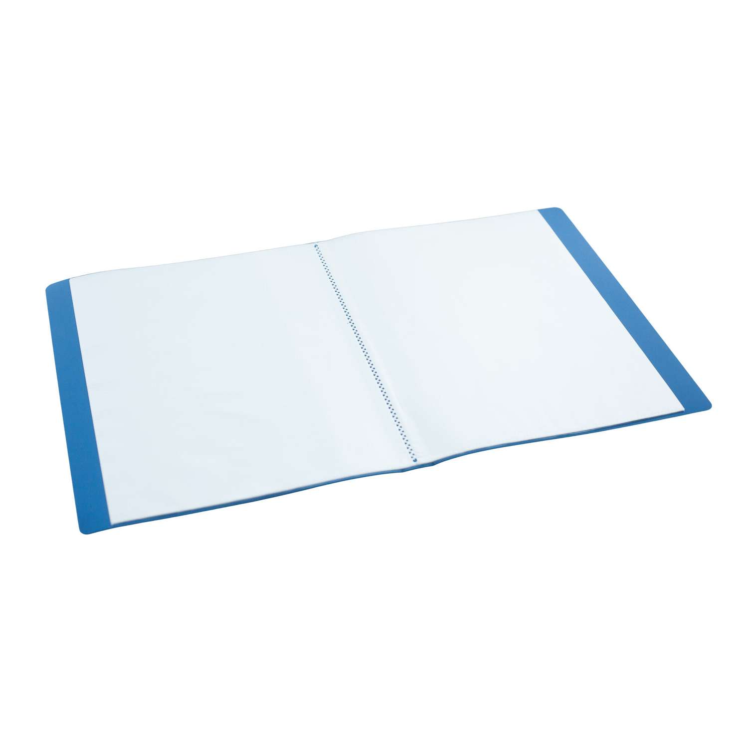 Папка с 30 файлами А4 Консул пластик 0.6 мм цвет синий - фото 2