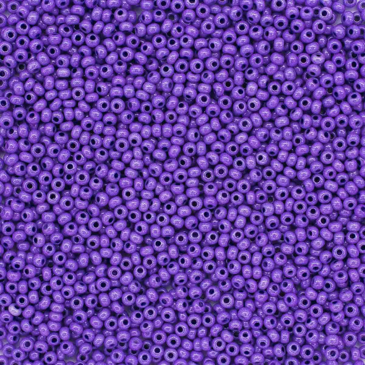 Бисер Preciosa чешский непрозрачный 10/0 20 гр Прециоза 16328 фиолетовый - фото 2