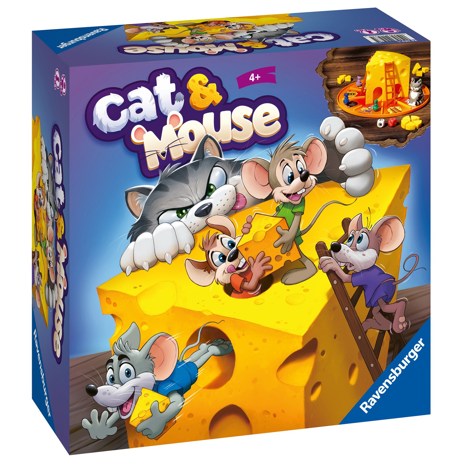 Игра настольная Ravensburger Cat and Mouse Кошки Мышки 24563 купить по цене  999 ₽ в интернет-магазине Детский мир