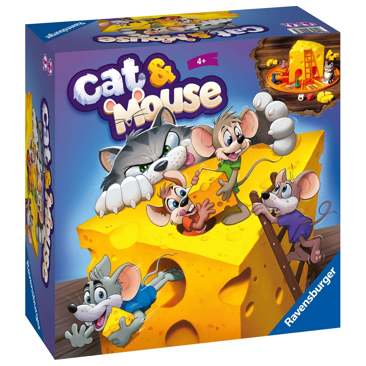 Игра настольная Ravensburger Cat and Mouse Кошки Мышки 24563 - фото 1