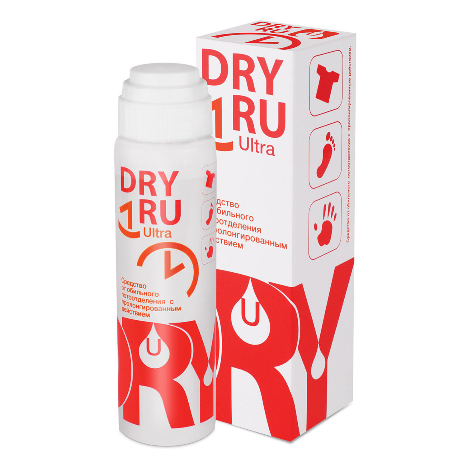 Дезодорант Dry RU Ultra с пролонгированным действием 50мл - фото 1