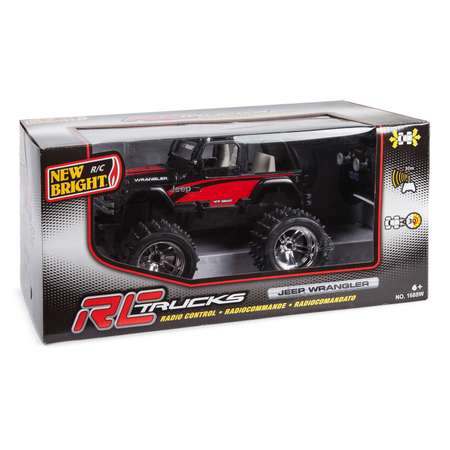 Машина р/у New Bright Jeep 1:16 чёрный