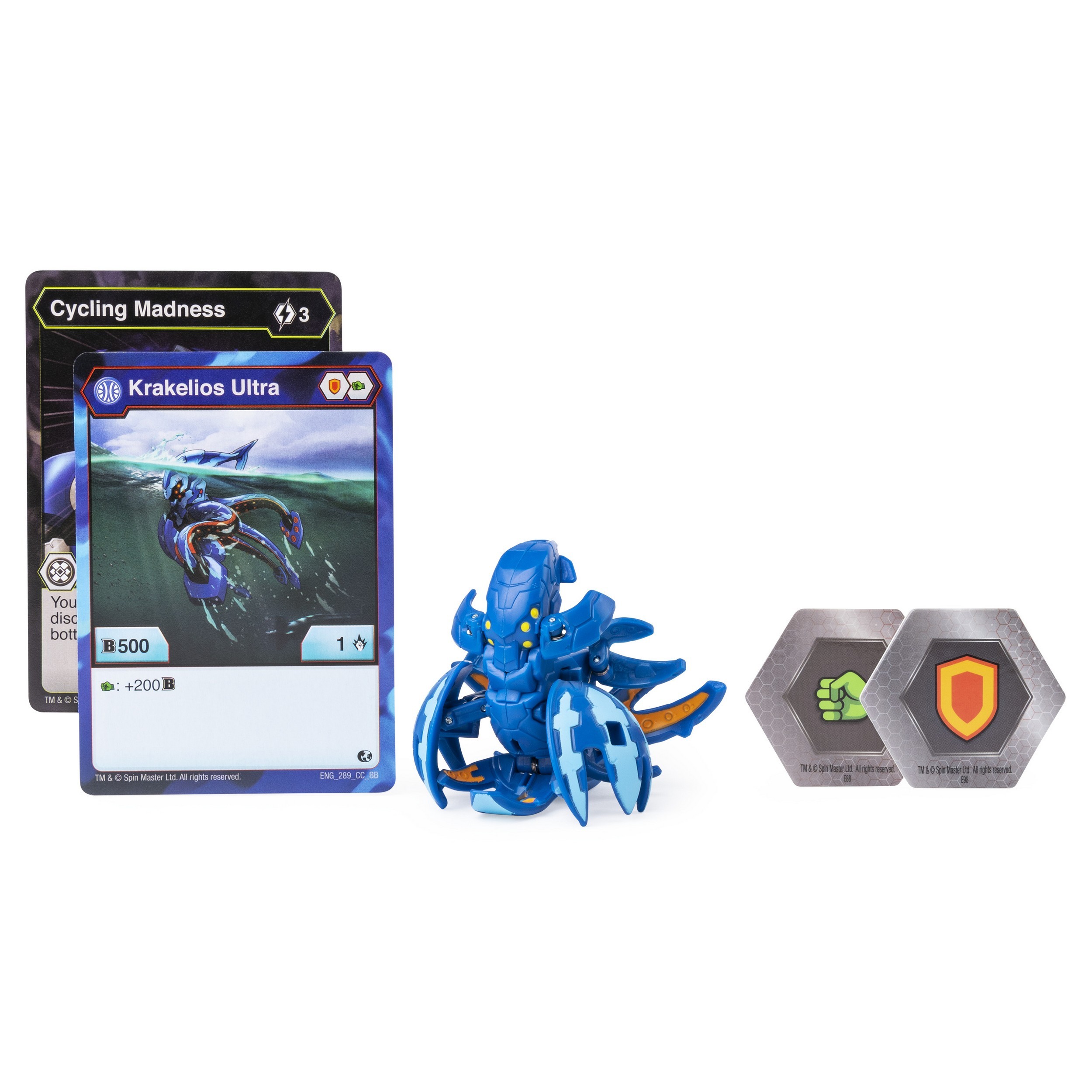 Фигурка-трансформер Bakugan Ультра Kraken Blue 6045146/20109021 - фото 1