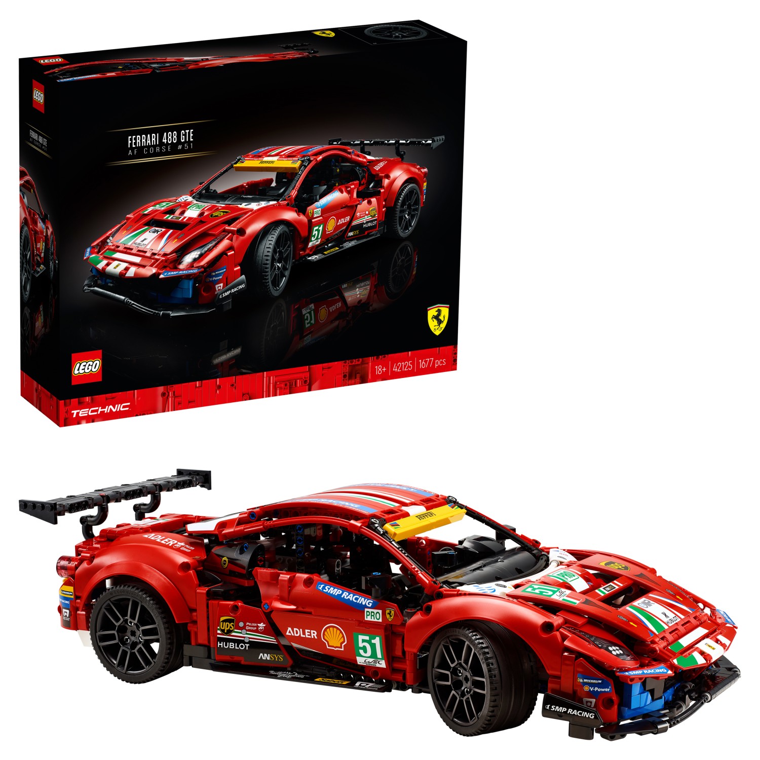 Конструктор LEGO Technic Ferrari 488 GTE 42125 - фото 1