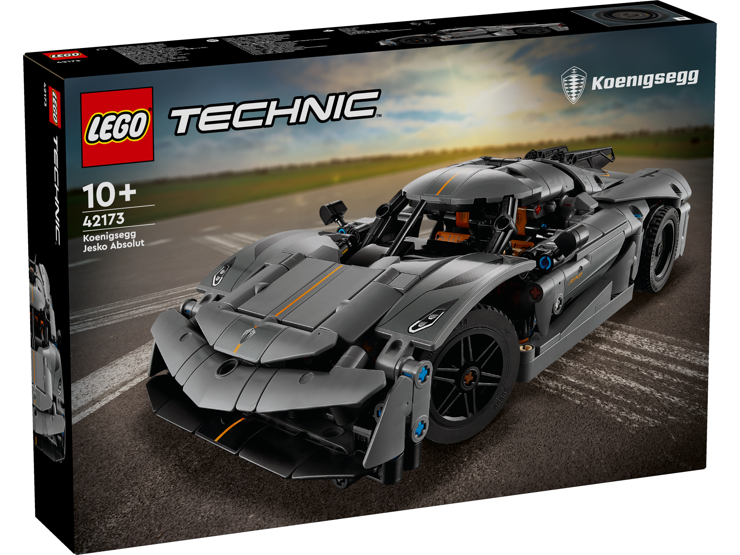 Конструктор LEGO Technic Koenigsegg Jesko Absolut Grey Гиперкар 42173 - фото 3