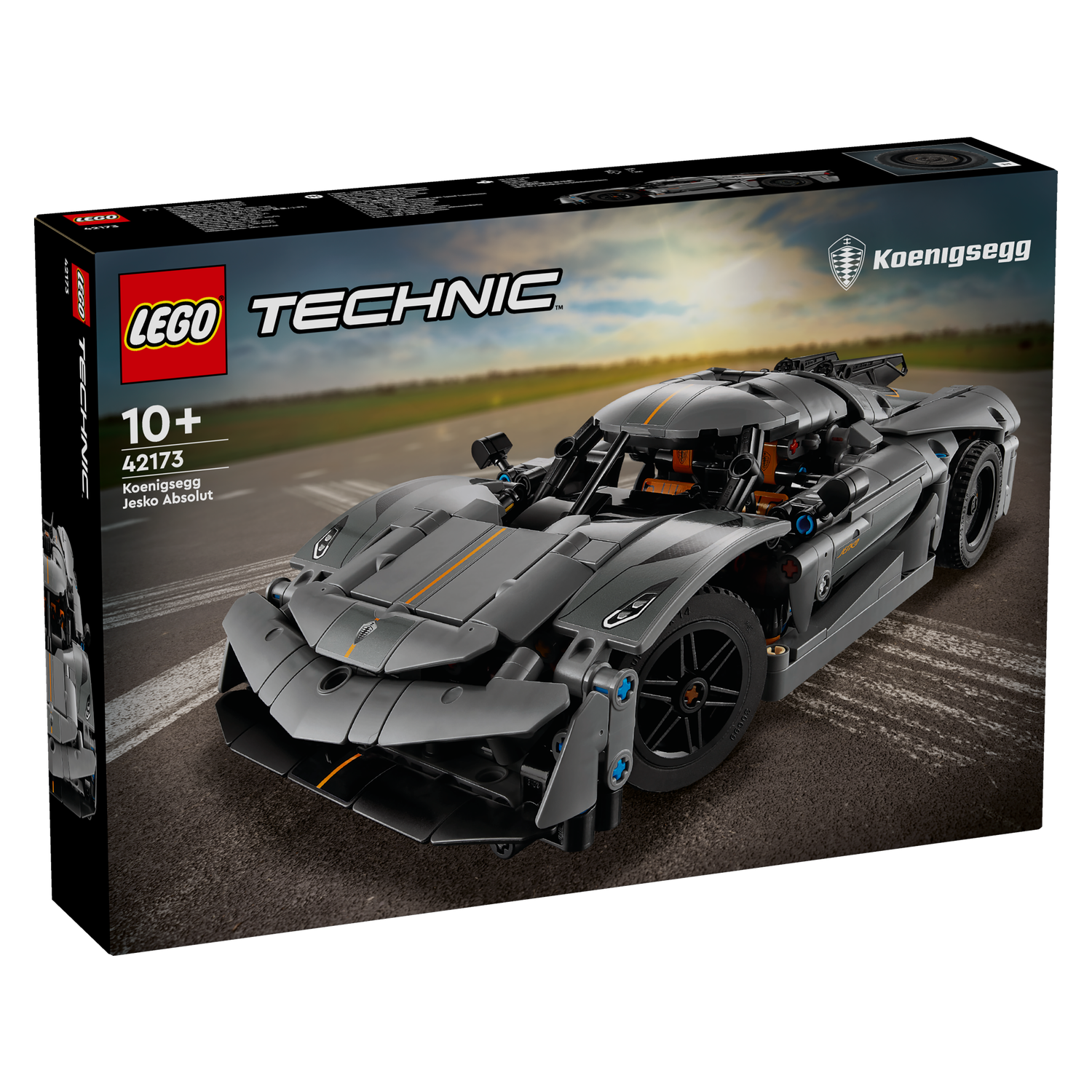 Конструктор LEGO Technic Koenigsegg Jesko Absolut Grey Гиперкар 42173 - фото 3