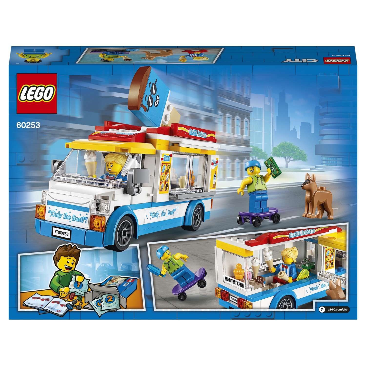 Конструктор LEGO City Great Vehicles Грузовик мороженщика 60253 - фото 3