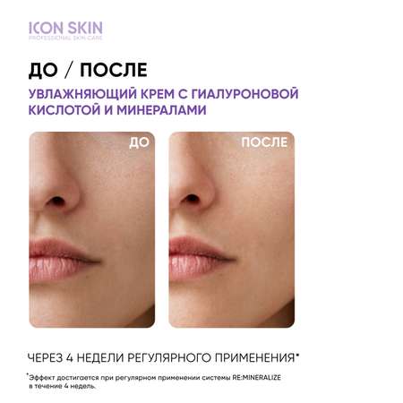Крем для лица ICON SKIN с гиалуроновой кислотой и минералами Aqua Recovery 50 мл