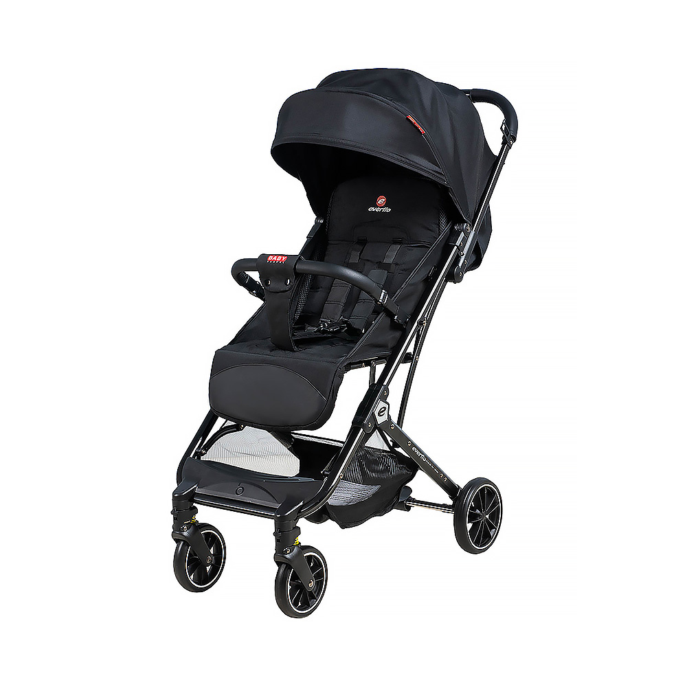 Коляска прогулочная EVERFLO Baby travel E-336 Black - фото 1