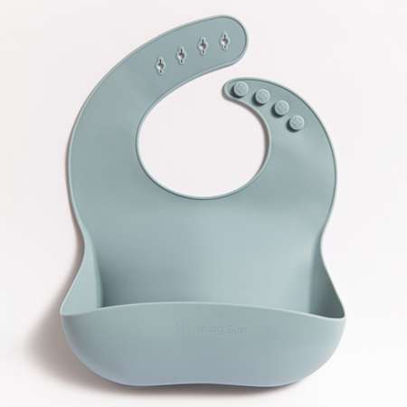 Посуда силиконовая Morning Sun для детей 5 предметов голубой