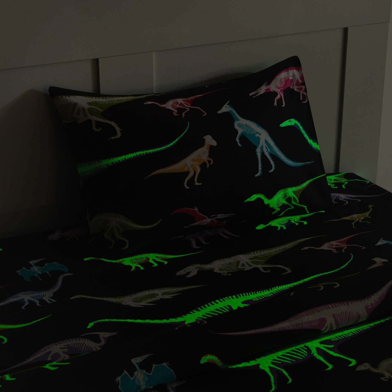 Комплект постельного белья Этель Dino skeleton полутороспальный 3 предмета - фото 5