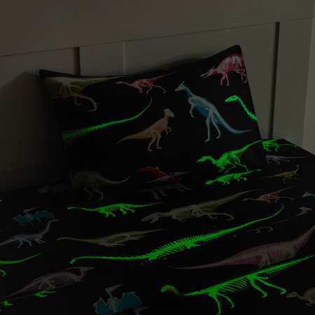 Комплект постельного белья Этель Dino skeleton полутороспальный 3 предмета