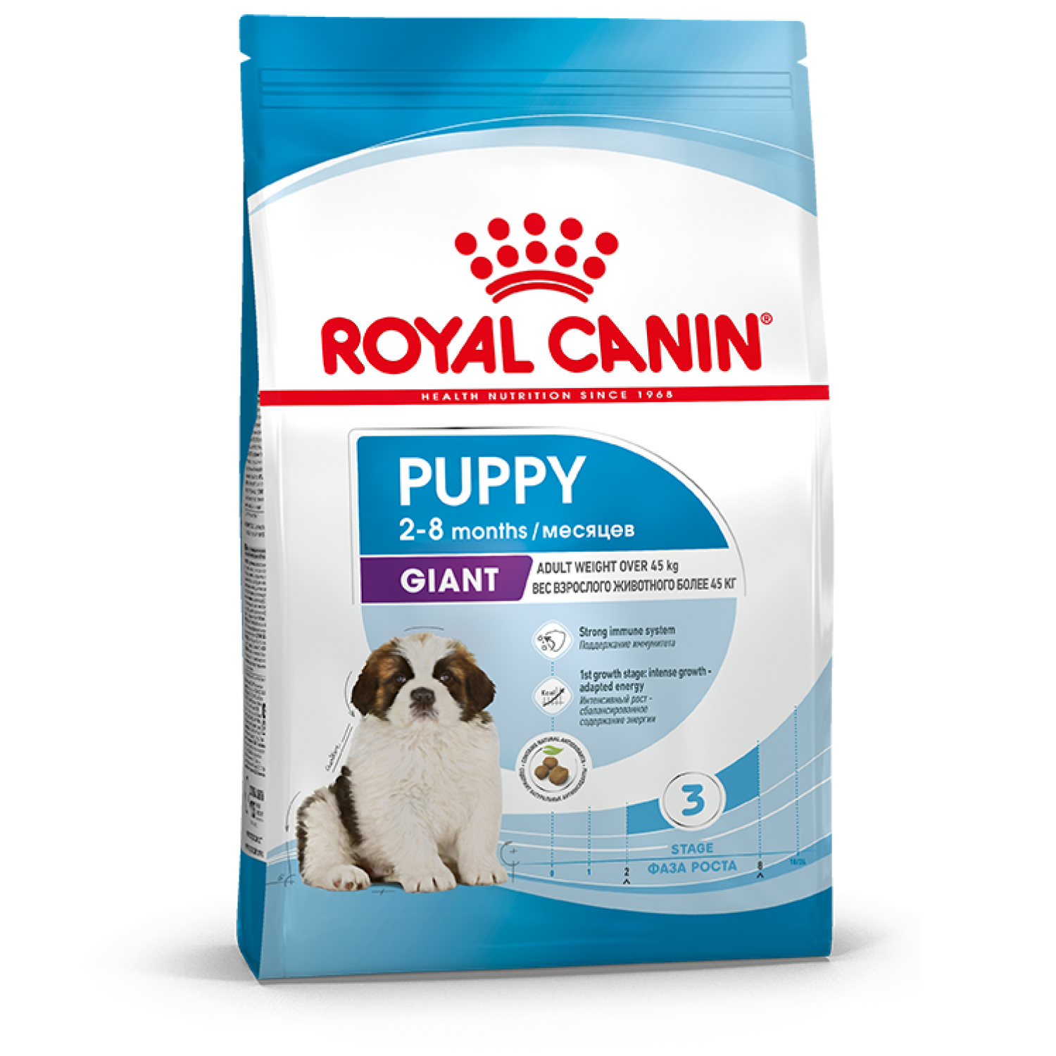 Корм для щенков ROYAL CANIN гигантских пород 2-8месяцев 15кг - фото 2