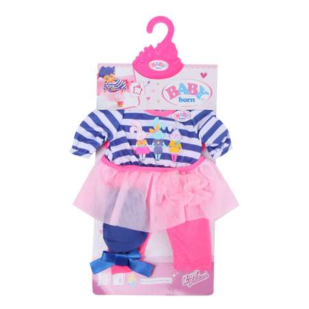 Наряд для куклы Zapf Creation Baby Born с шапочкой Фиолетовый 824-528