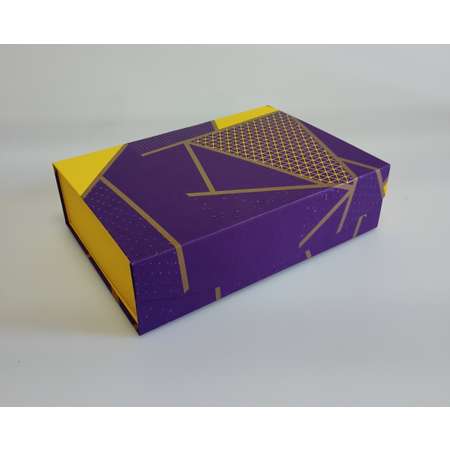 Коробка подарочная Cartonnage трансформер Эйфория фиолетовый