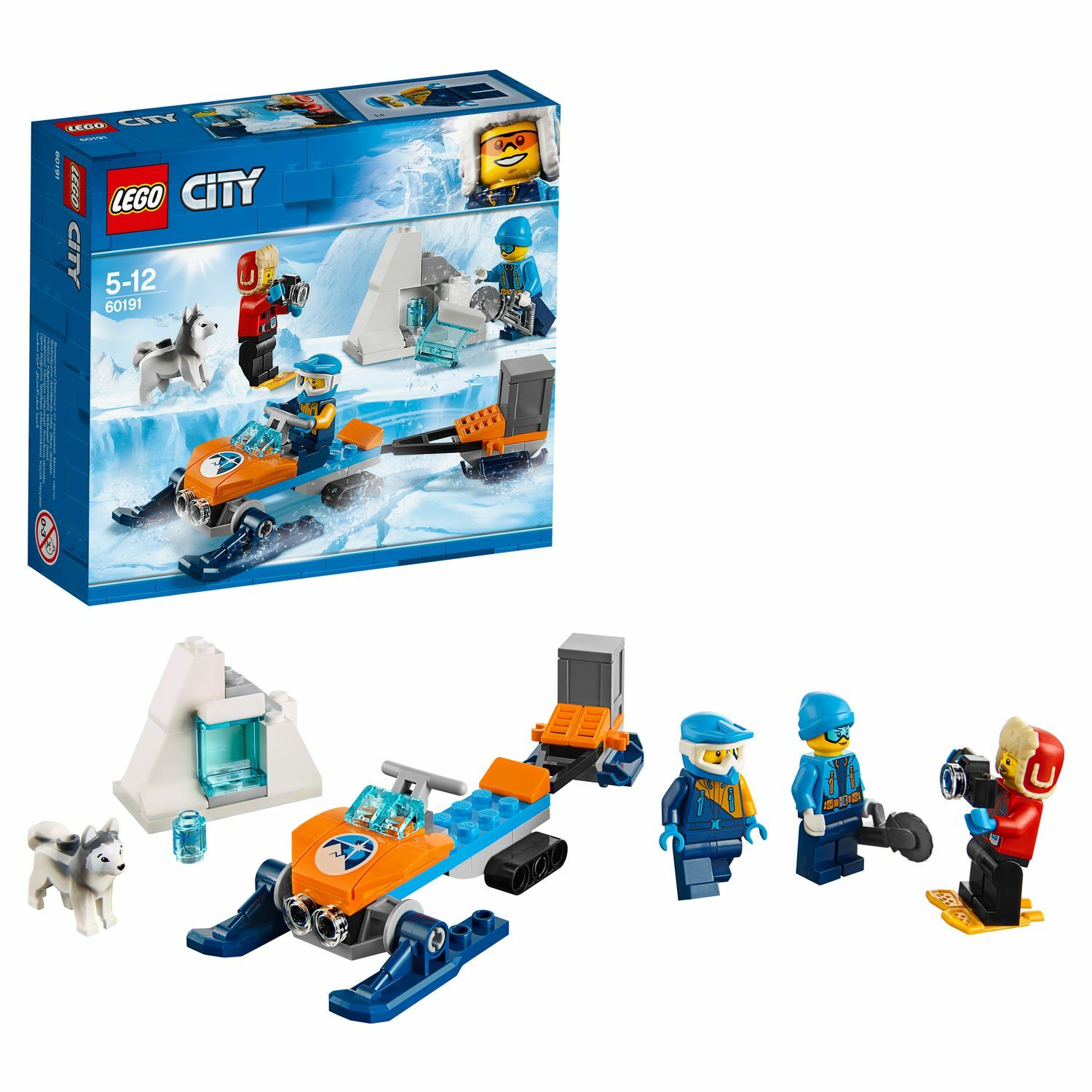 Конструктор LEGO City Arctic Expedition Полярные исследователи 60191 купить  по цене 9 ₽ в интернет-магазине Детский мир