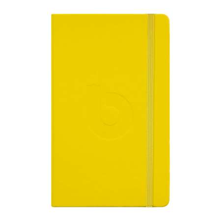 Скетчбук BRUYNZEEL 140г/м2 13х21см 64 листа белого цвета с точечной разметкой Мягкая желтая обложка