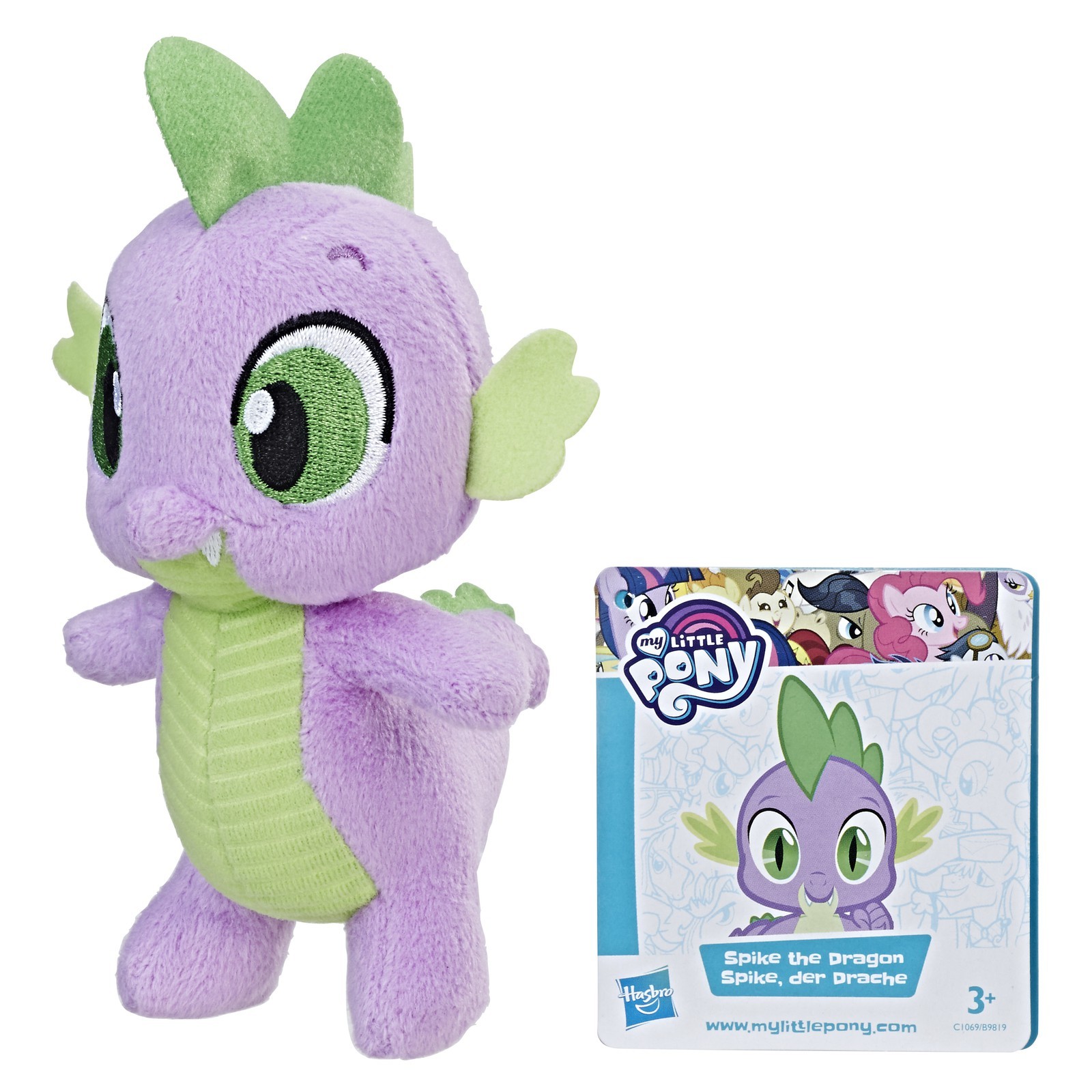 Игрушка мягкая My Little Pony Пони Спайк с волосами C1069EU4 купить по цене  199 ₽ в интернет-магазине Детский мир