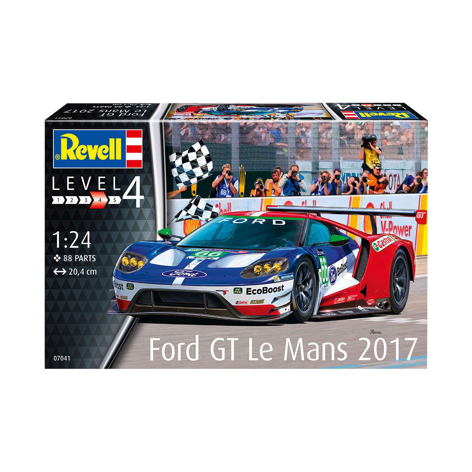 Модель для склейки Revell Автомобиль Ford GT Le Mans 2017 07041 - фото 1