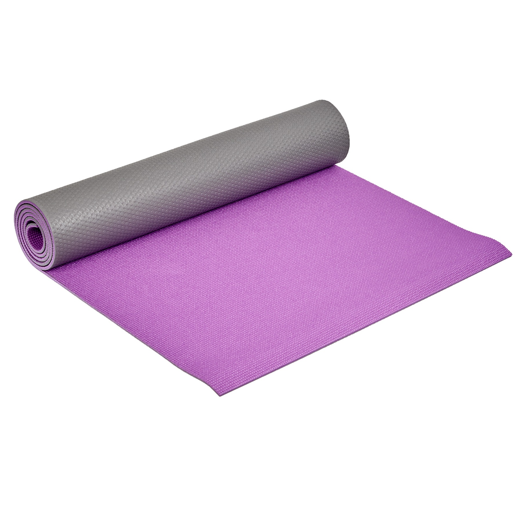 Коврик для йоги и фитнеса Bradex двухслойный фиолетовый 183х61 см с чехлом - фото 7