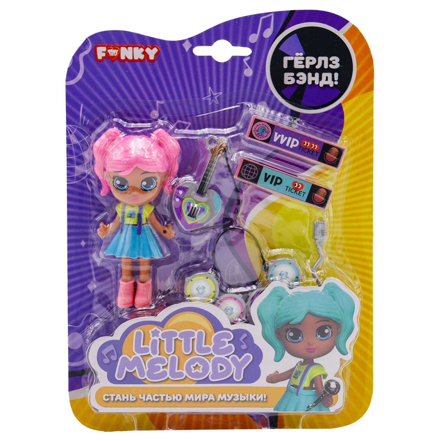 Набор игровой Funky Toys Кукла с музыкальными аксессуарами в ассортименте FTk0081441 FTk0081441 - фото 7