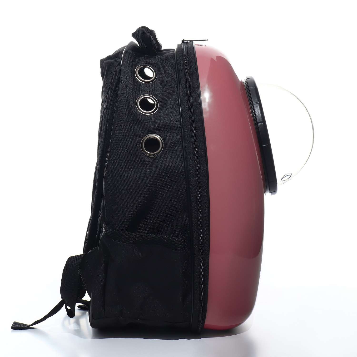Рюкзак для переноски Пижон с окном для обзора 32х25х42 см розовый - фото 7