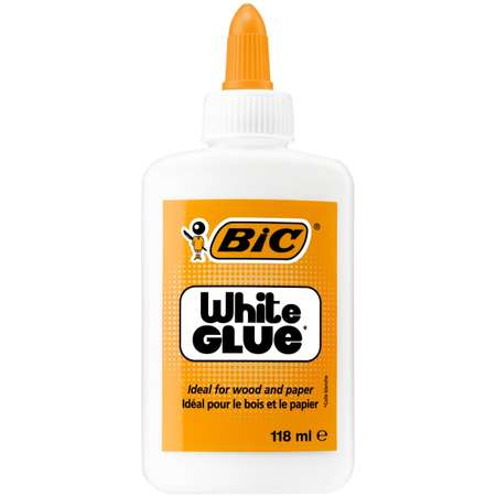 Клей BIC White Glue 118 мл 8 шт