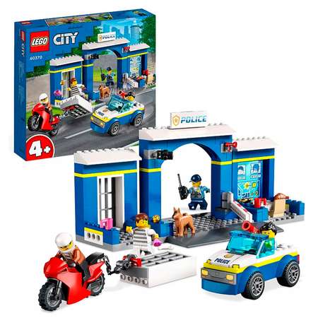 Конструктор детский LEGO City Побег из полицейского участка 60370