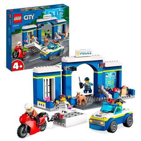 Конструктор детский LEGO City Побег из полицейского участка 60370