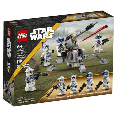 Конструктор LEGO Star Wars Боевой набор клонов 501-го легиона 75345